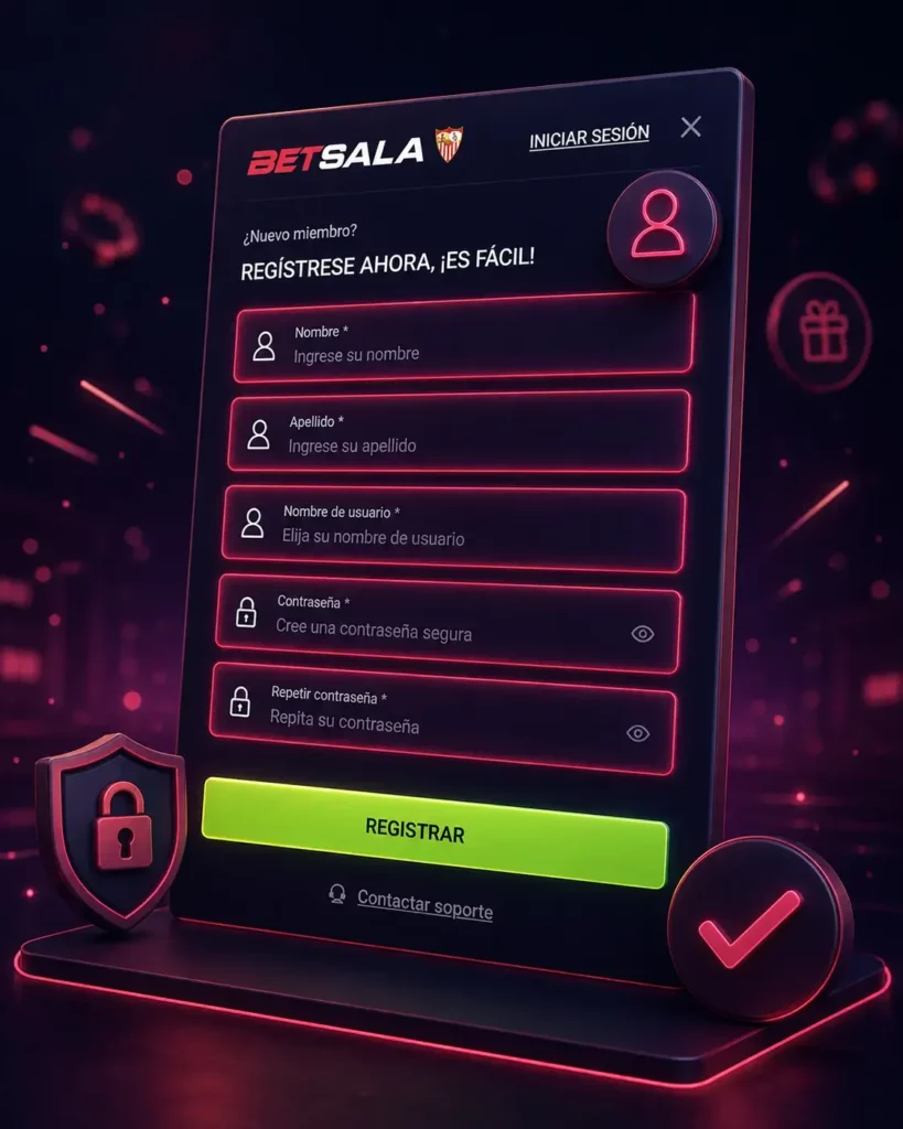 Acceso oficial a la cuenta Betsala desde Chile
